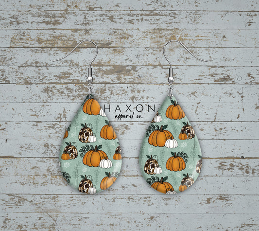 Cow Pumpkin Earrings