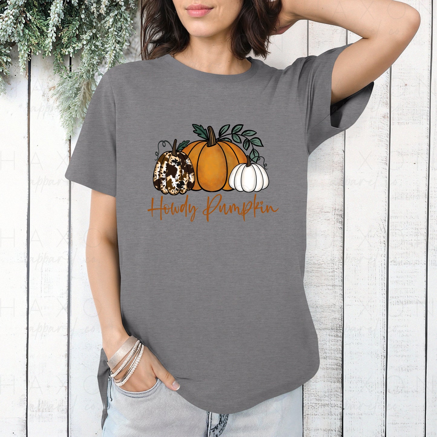 Howdy Pumpkin tee