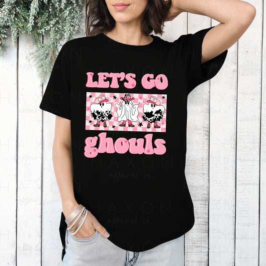 Lets Go Ghouls tee