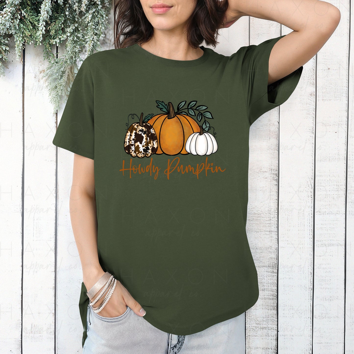 Howdy Pumpkin tee