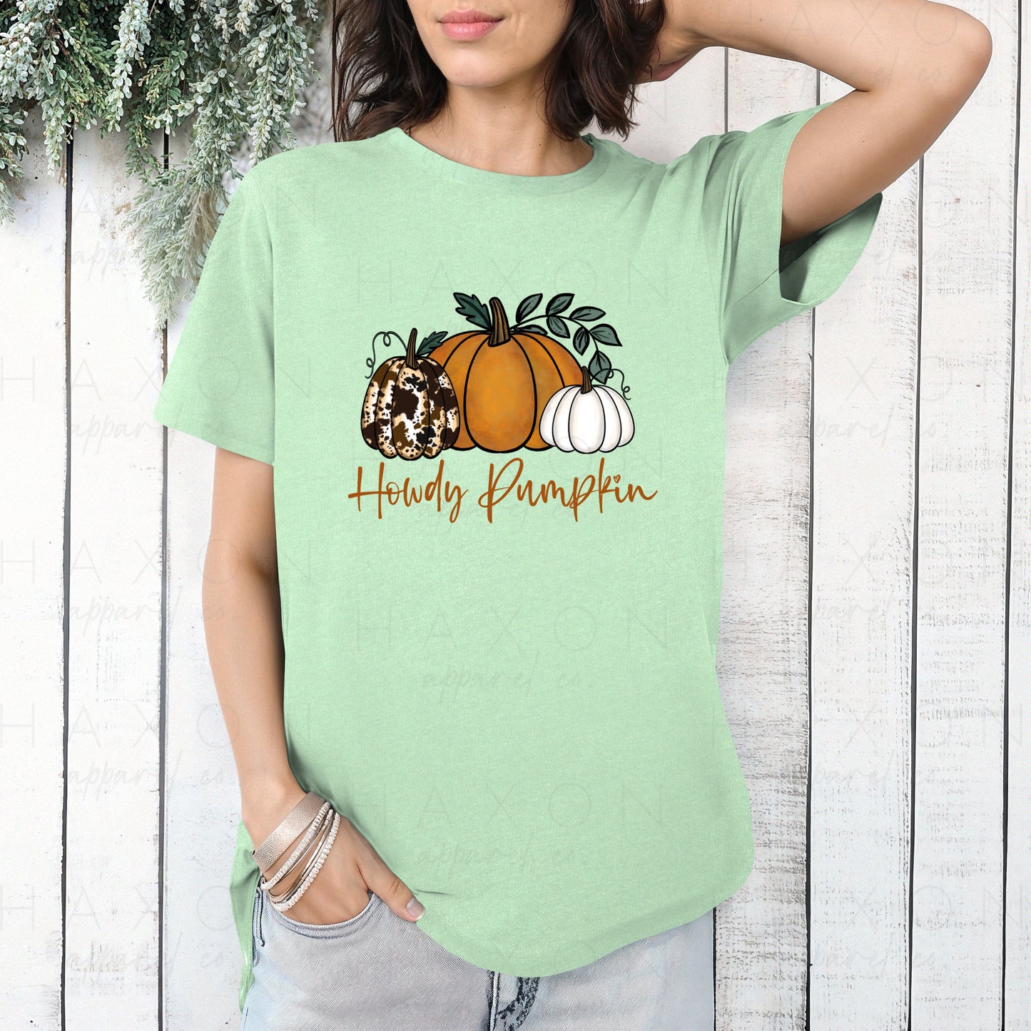 Howdy Pumpkin tee