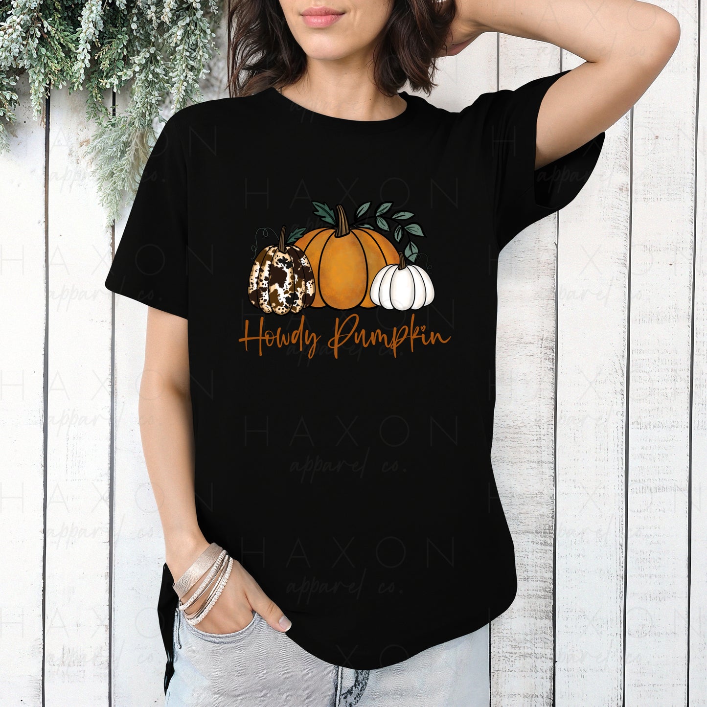 Howdy Pumpkin tee