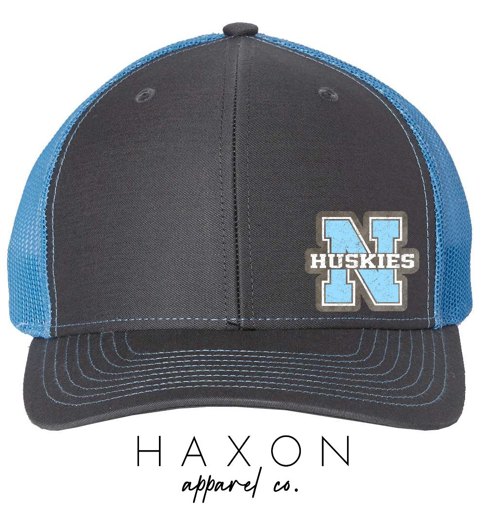 North Huskies Leather Patch Hat