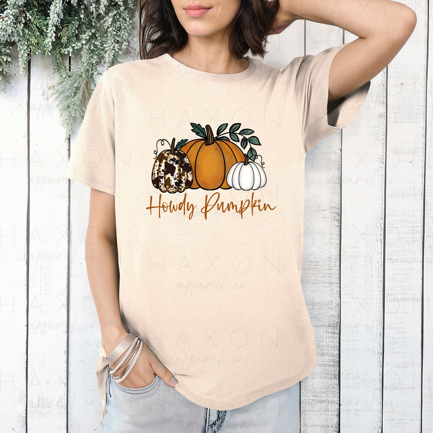 Howdy Pumpkin tee