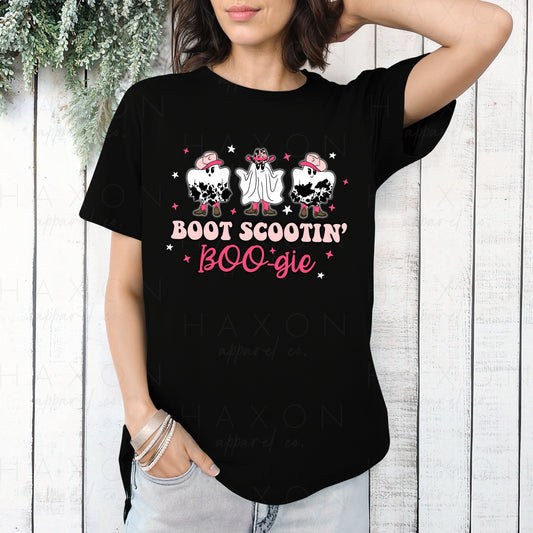 Boot Scootin’ BOO-gie tee