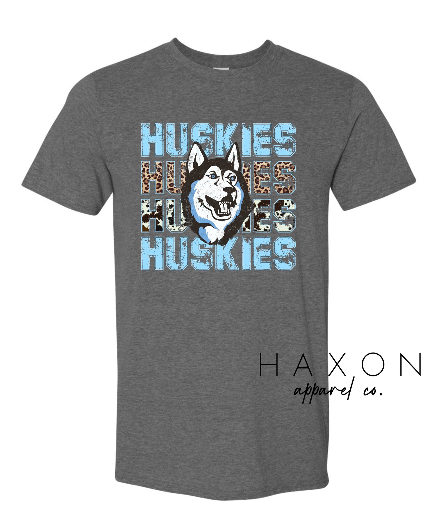 HUSKIES Animal Print/HUSKY tee