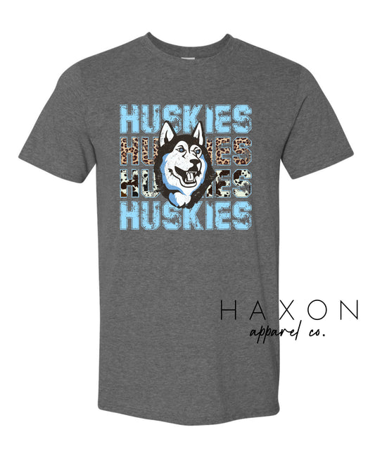 HUSKIES Animal Print/HUSKY tee